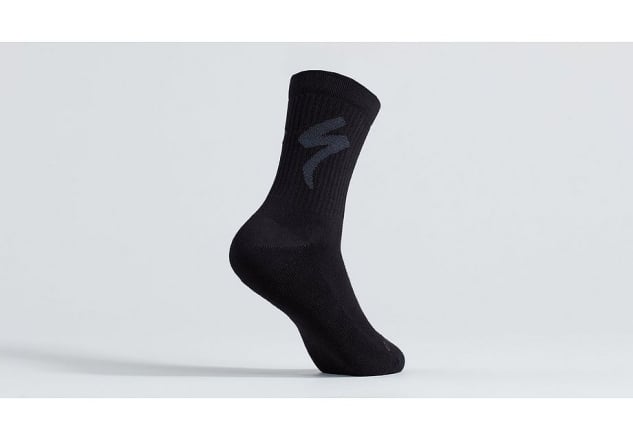 Specialized Cotton Tall Logo Sock Black
