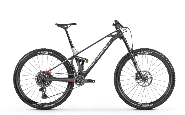Mondraker Foxy Carbon RR Carbon - Racing SIlver - Flame Red 2021