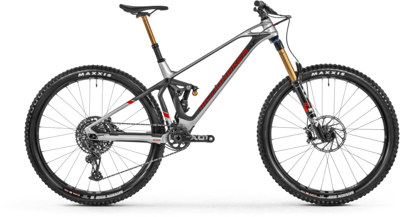 Mondraker Superfoxy Carbon RR Racing Silver - Carbon - Flame Red 2021