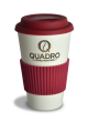 Quadro Coffee Quadro 2Go Becher himbeerrot
