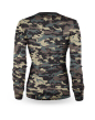 Loose Riders Ladies Long Sleeve Jersey Camo Dots White