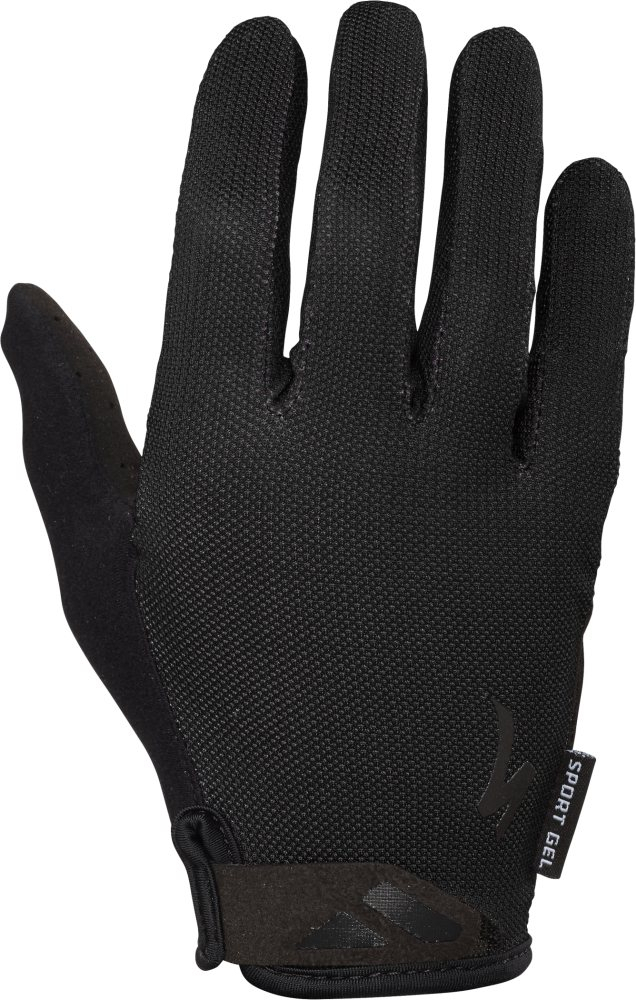 Specialized Womens Body Geometry Sport Gel Long Finger Gloves Black XL