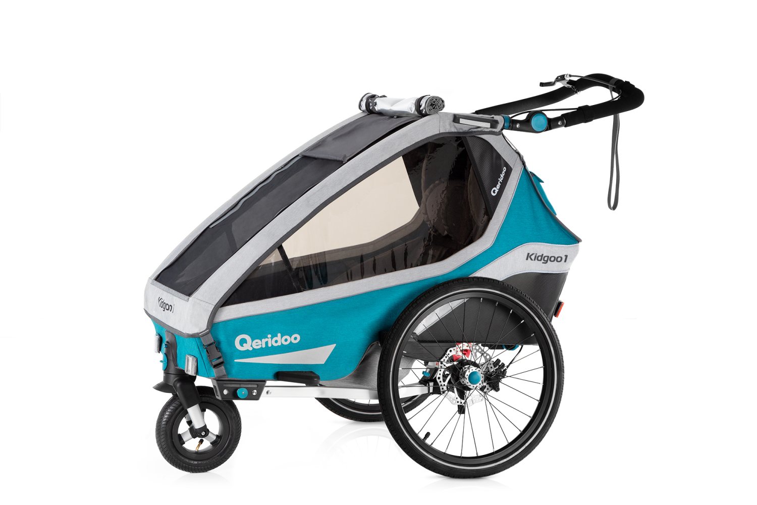 Rad Qeridoo Kidgoo1 Sport Einsitzer Fahrradanhänger für Kinder bei liquid-life